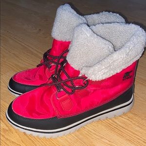 Sorel fur boots
